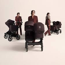 Bugaboo Donkey 6 Kinderwagen in Schwarz - Vorderansicht