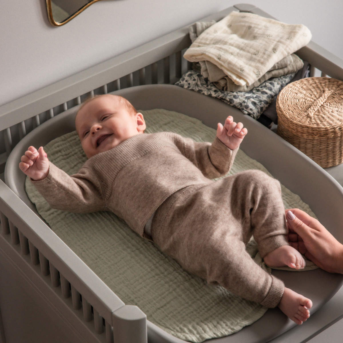 Sebra Musselin Wickelunterlage 6-lagig, 2er-Pack