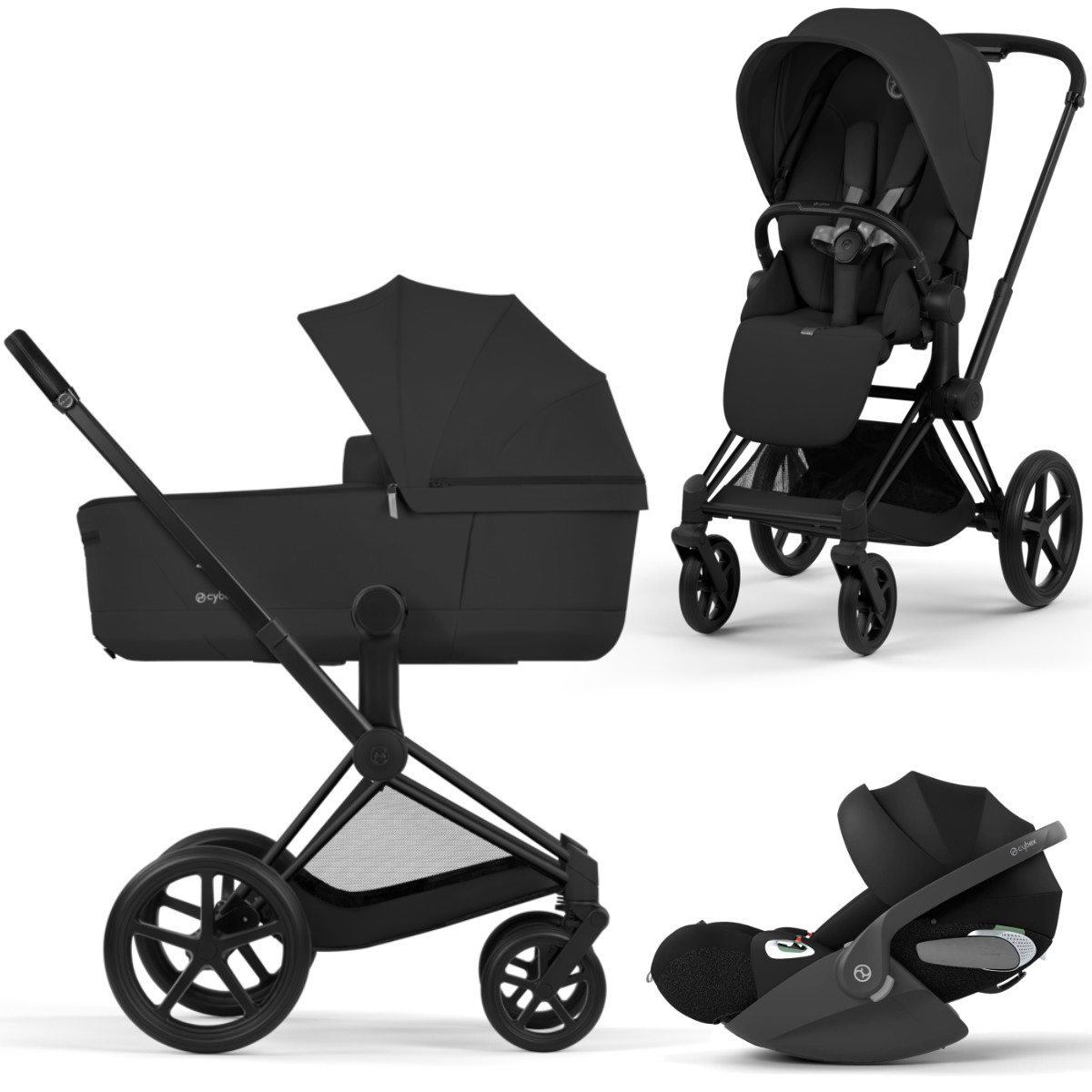 Cybex Priam 5 Comfort Stroller Set 3 in 1 incl. Cloud T i-Size