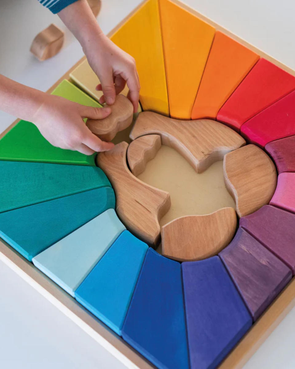 Grimm’s Rainbow Lion Building Set