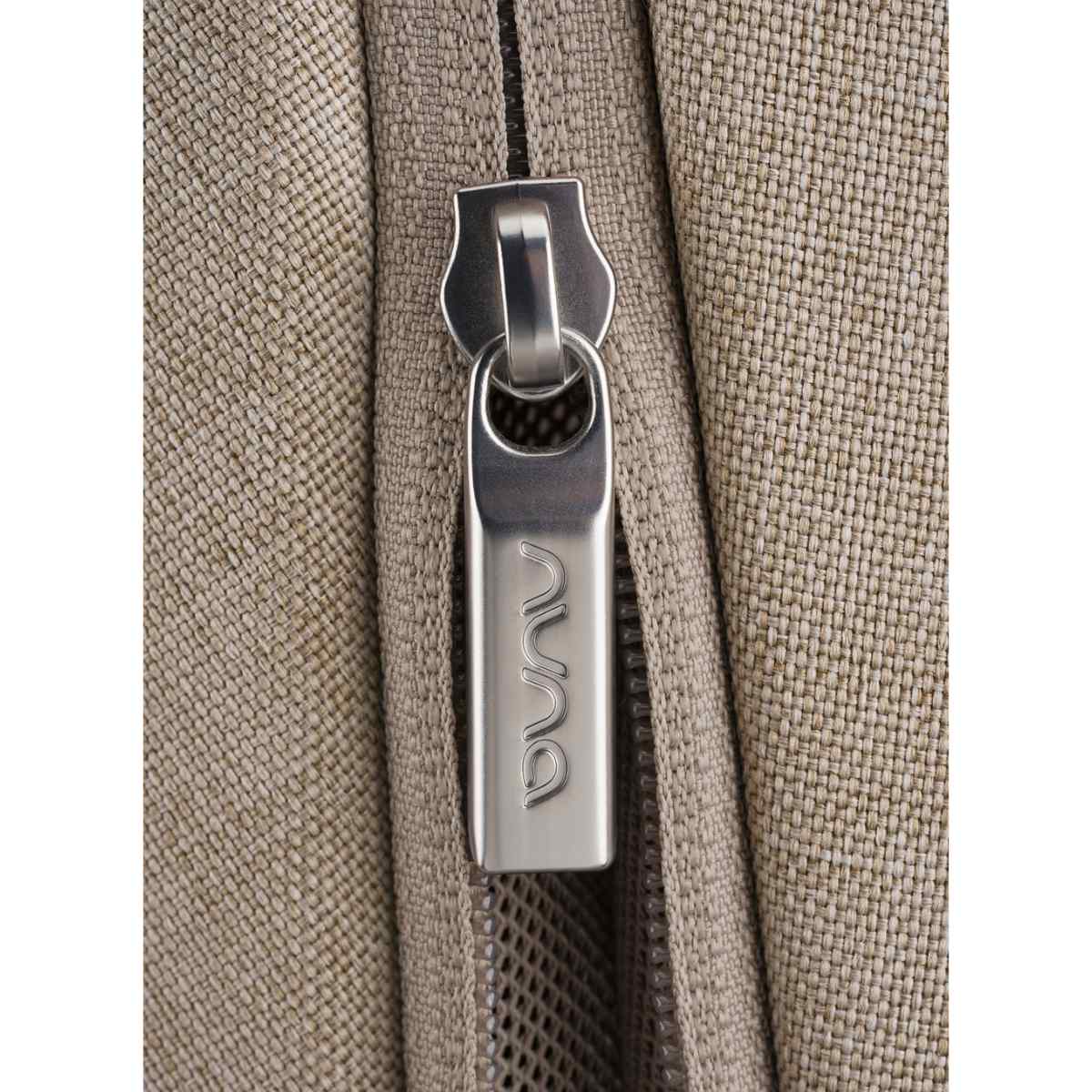 Nuna MIXX Next Kinderwagen 2026 Detailansicht Reißverschluss beige