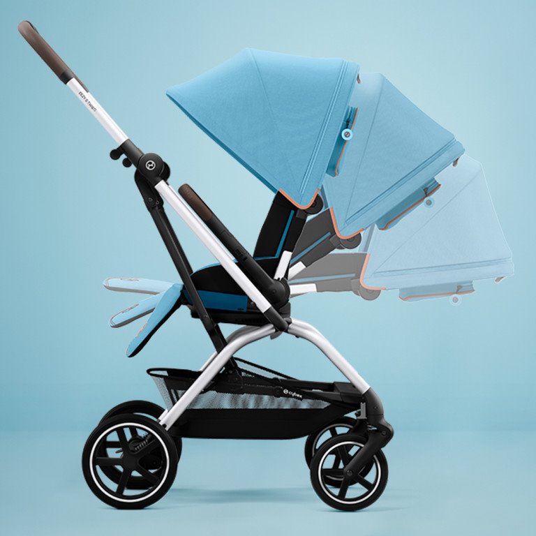 Cybex Eezy S Twist+ 2 Buggy in Hellblau - Seitenansicht