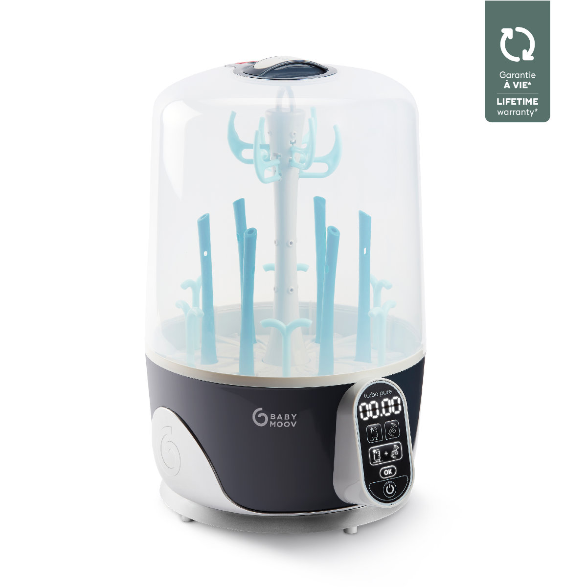 Babymoov Steam Sterilizer & Bottle Dryer Turbo Pure