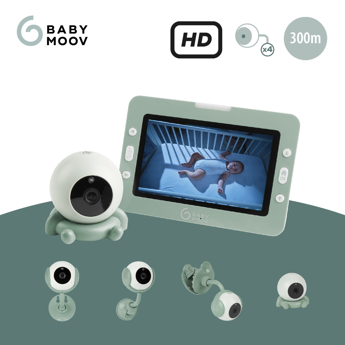 Babymoov Baby Monitor with Camera YOO Go+ HD