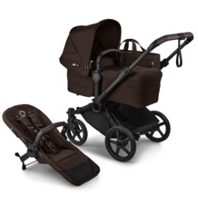 Bugaboo Kombikinderwagen in Braun - schräge Ansicht