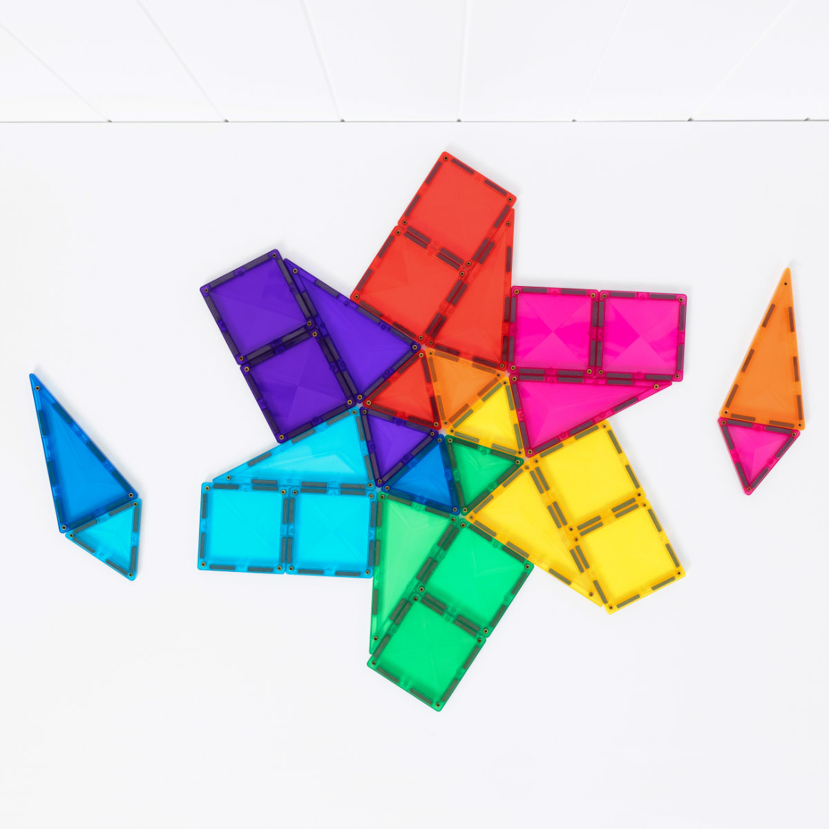 Connetix Magnetic Tiles Bright Discovery Pack – 32 Pieces