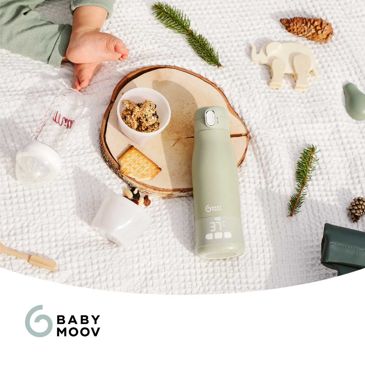 Babymoov Moov & Feed Travel Bottle Warmer