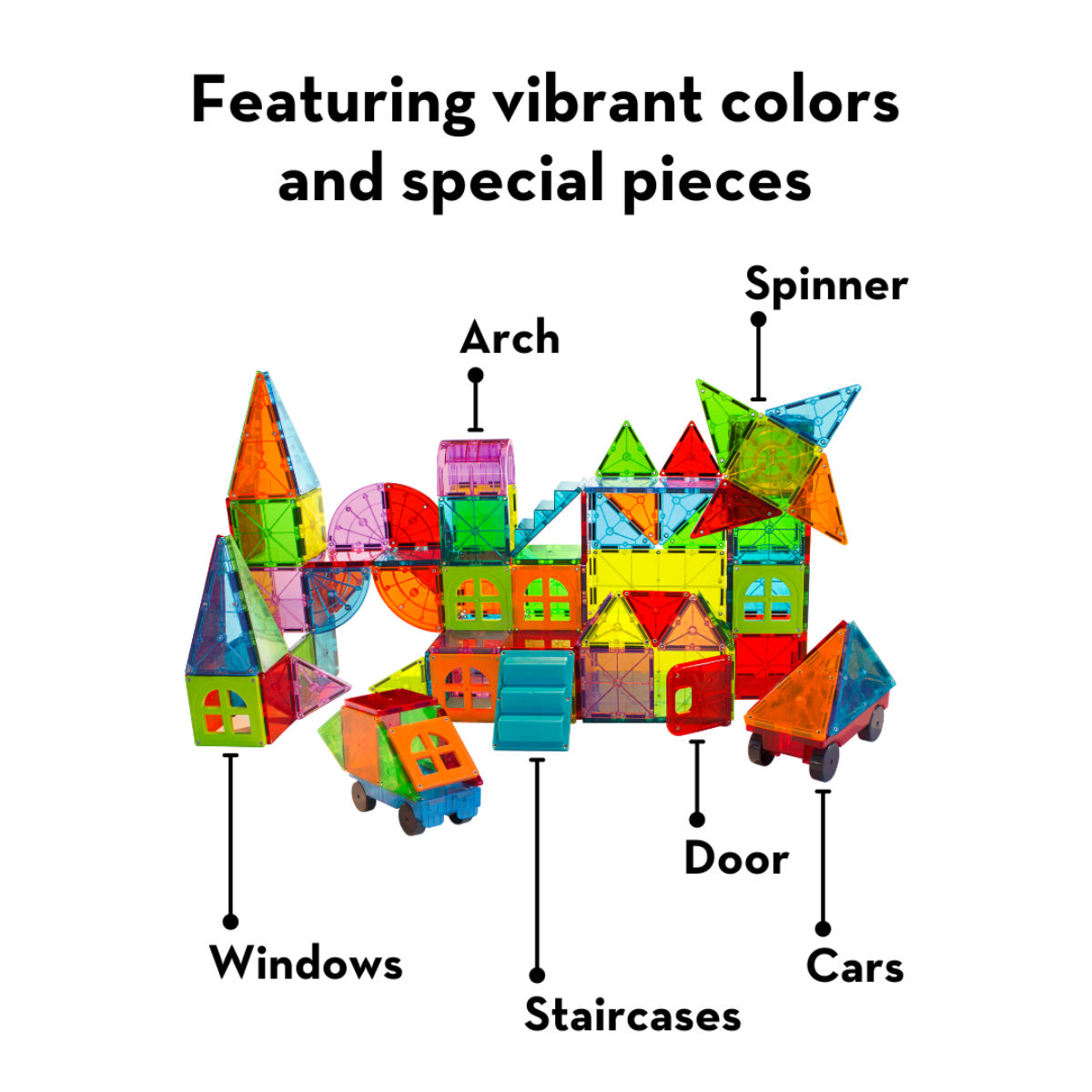 Magna-Tiles Metropolis – 110 Teile
