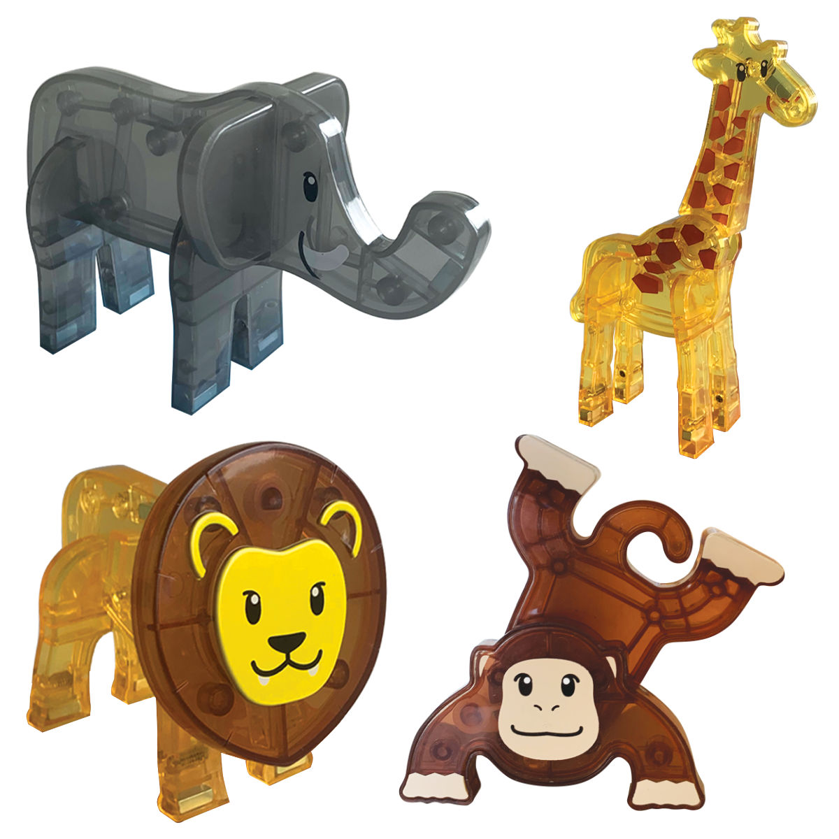 Magna-Tiles Safari Animals – 25 Pieces