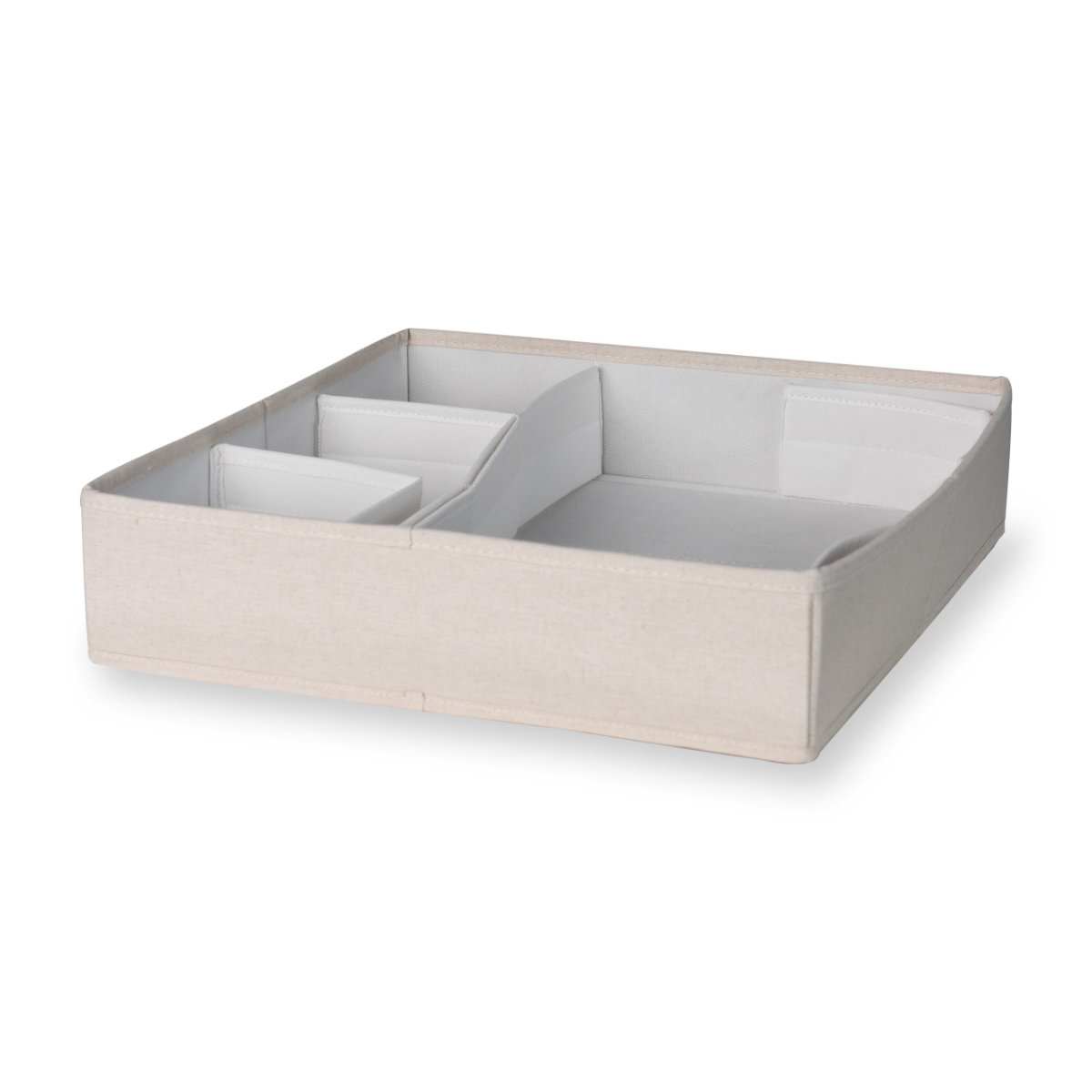 Quax Schubladen-Organizer Natur 65MM022 - schräge Ansicht