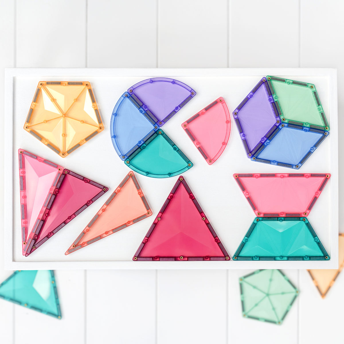 Connetix Pastel Form Ergänzungsset - 48 Teile