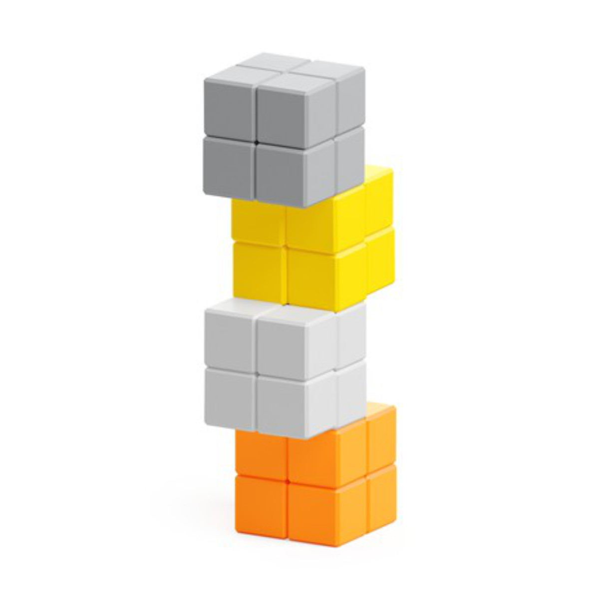 PIXIO Magnetic Building Blocks Abstract Retrofuturism 60 pcs
