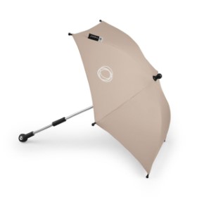 Bugaboo Sonnenschirm in Beige - schräge Ansicht