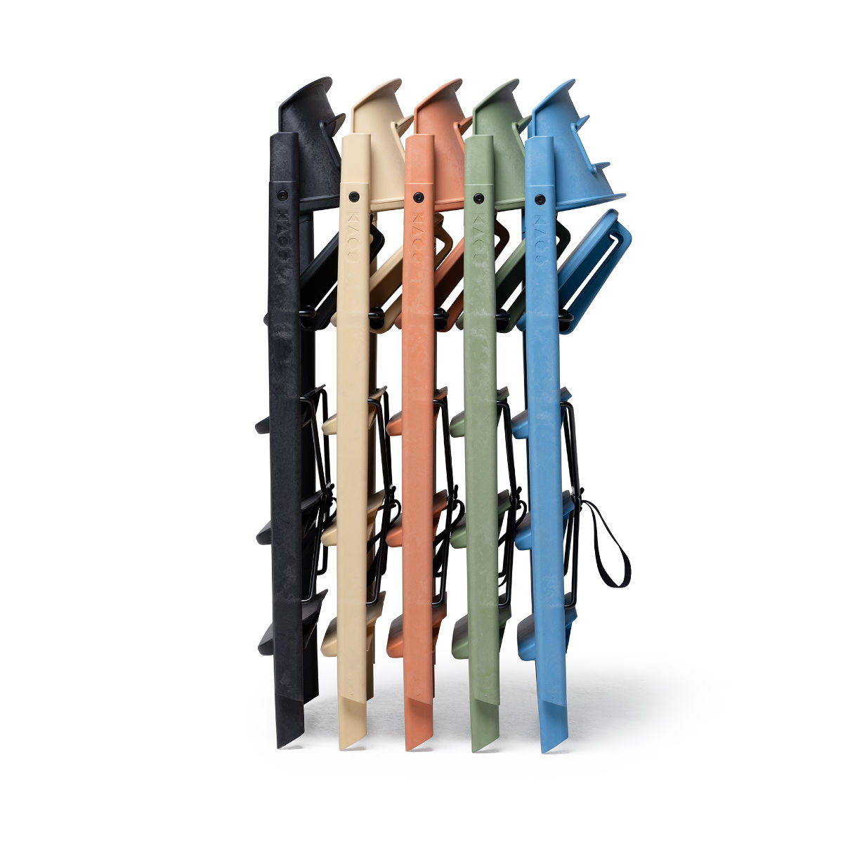 KAOS Klapp Hochstuhl aus 100% recyceltem Plastik, klappbar