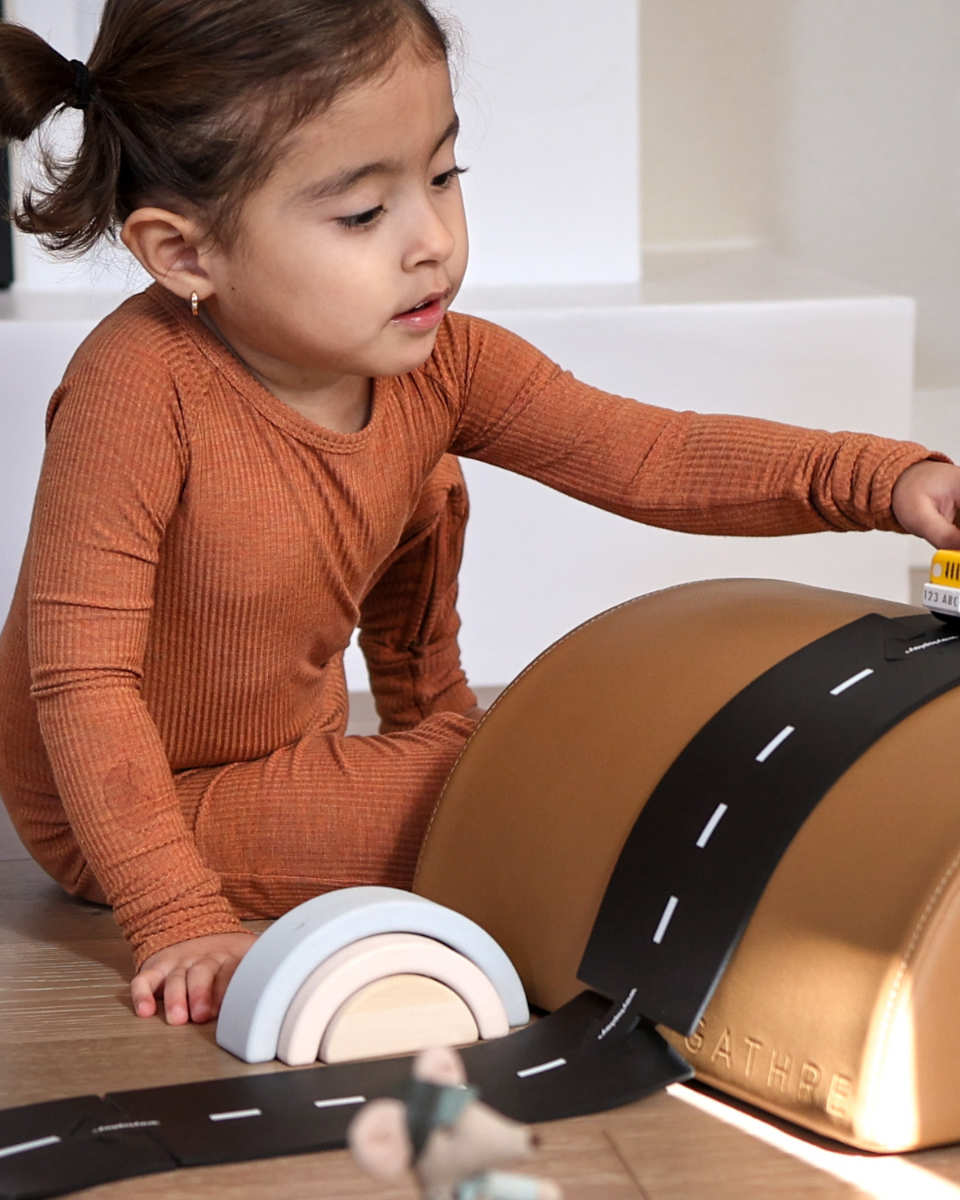 Waytoplay Ringroad Small Road Set – Flexible Toy Road for Kids (12-Piece)