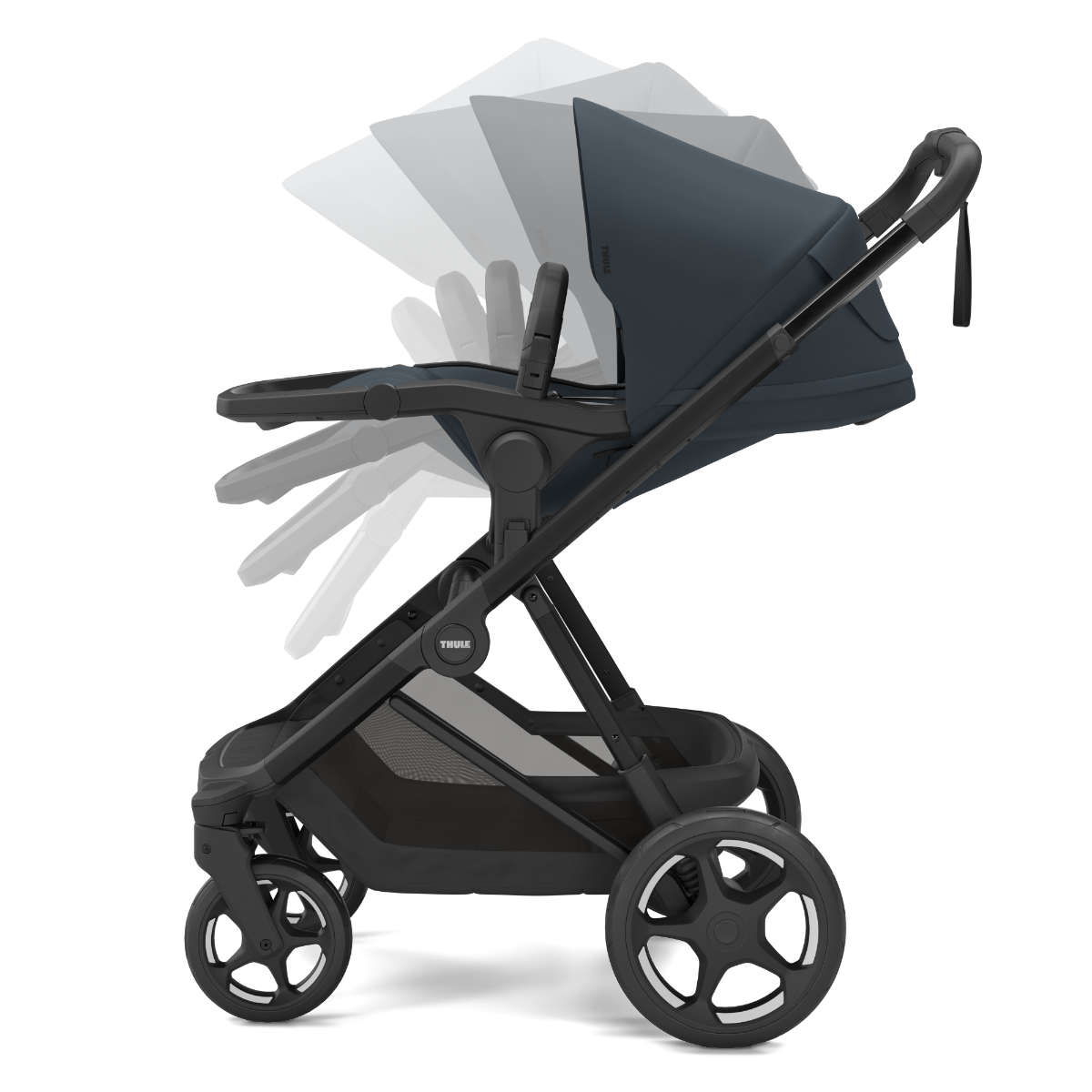 Thule Charm Kinderwagen Set 3 in 1 inkl. Nuna Arra Flex i-Size Babyschale