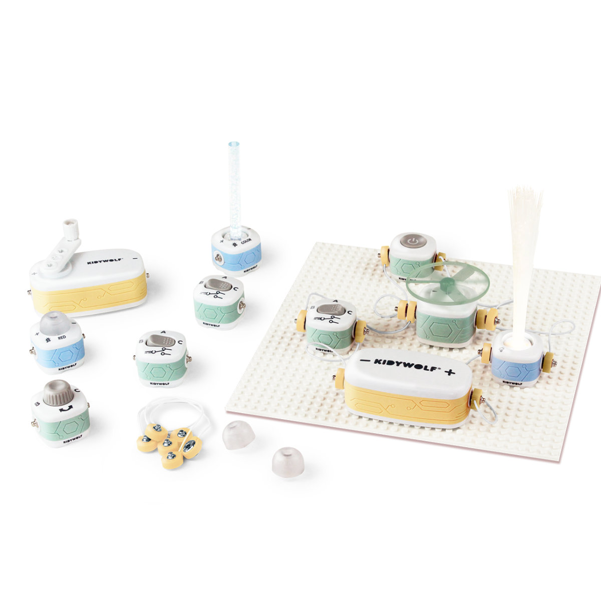 Kidywolf Kidyelec Starter Set – Elektrizität spielerisch entdecken für Kinder