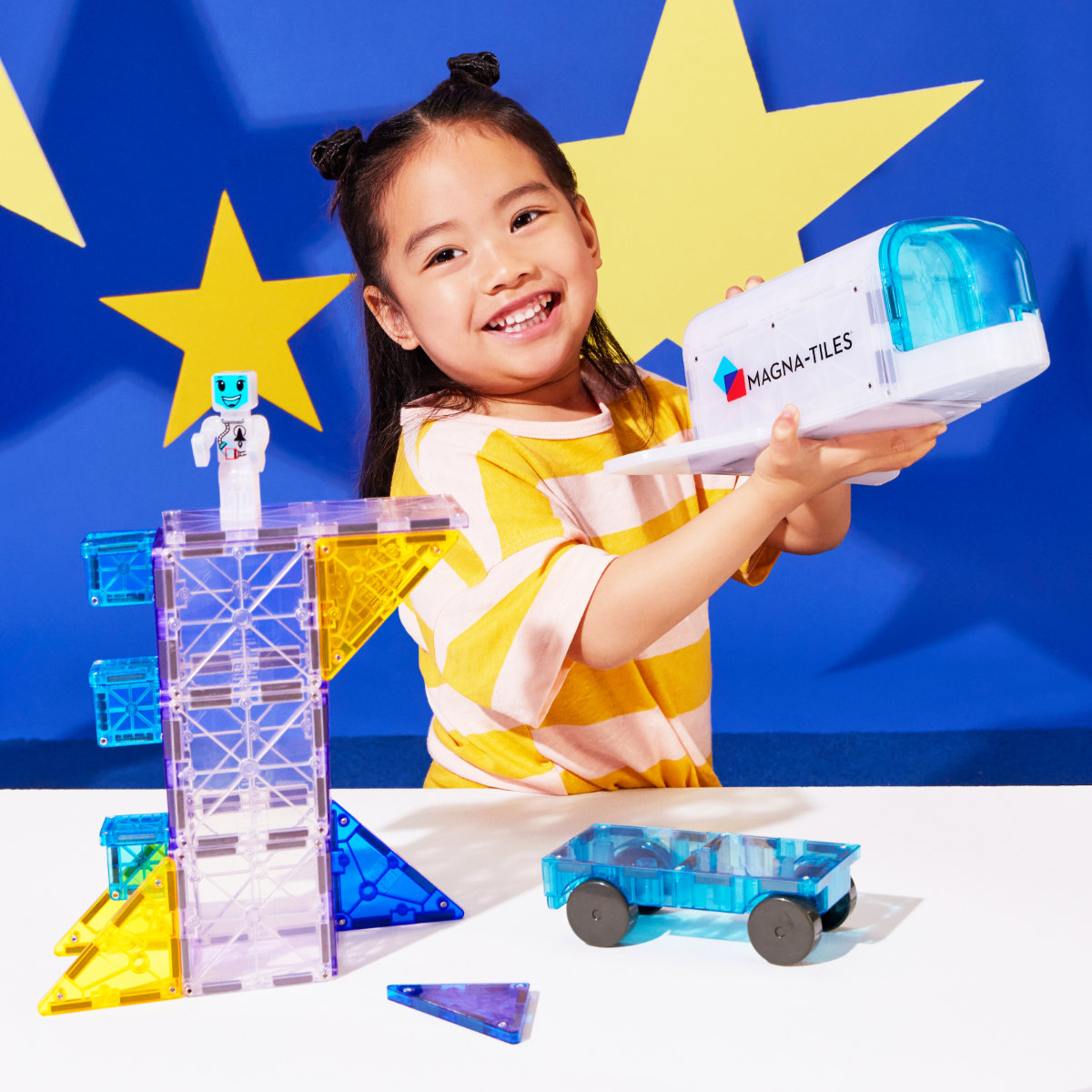 Magna-Tiles Space + microMAGS - 32 Pieces