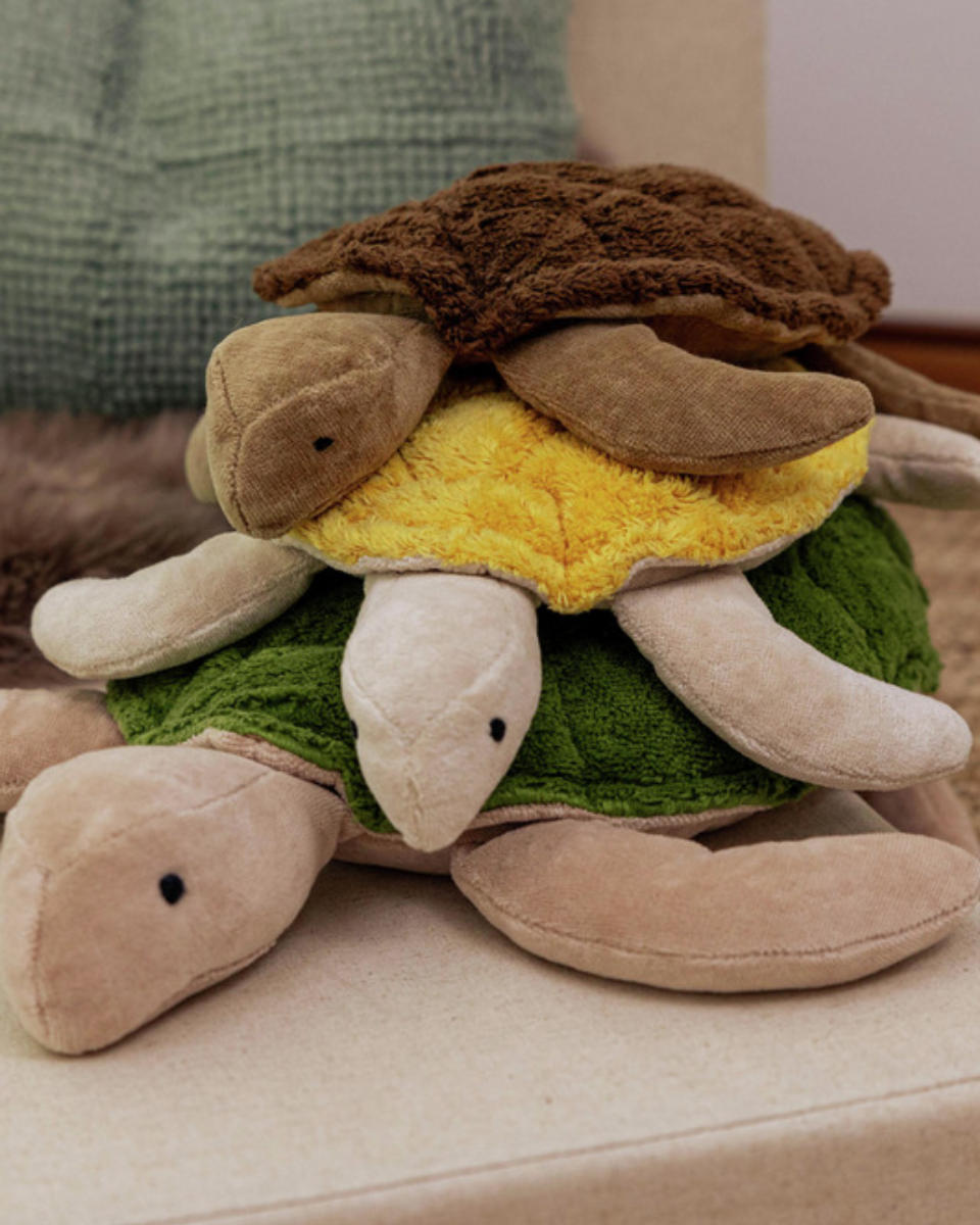 Senger Naturwelt Schildkröte klein – Kuscheltier & Wärmekissen, 35 cm
