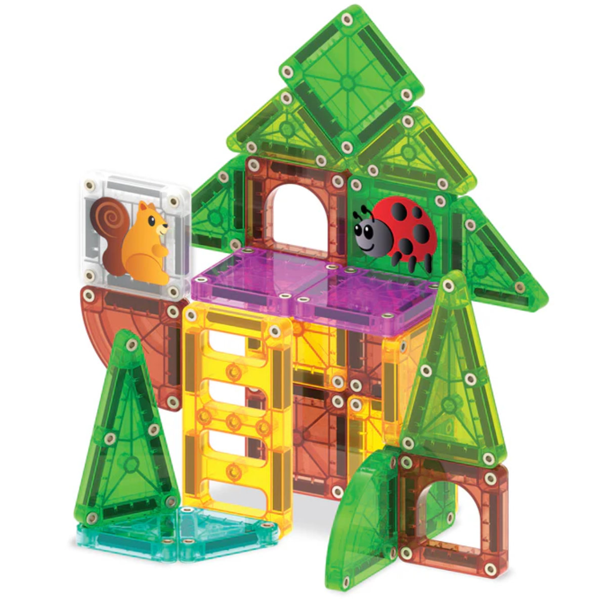 Magna-Tiles microMAGS Treehouse Reiseset – 24 Teile