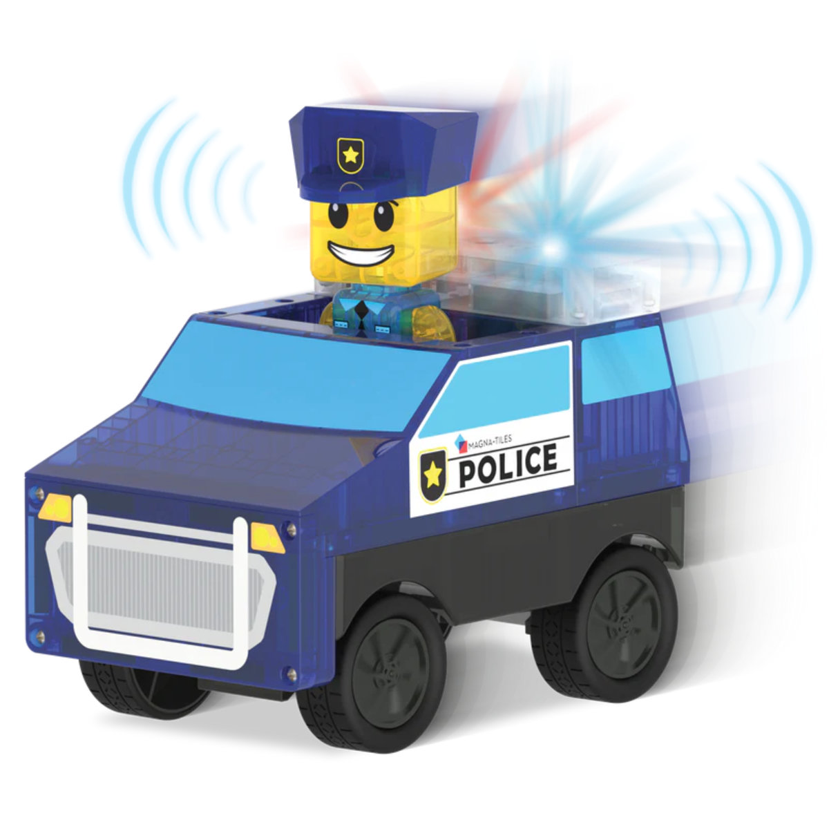Magna-Tiles Police Station – 35-Piece