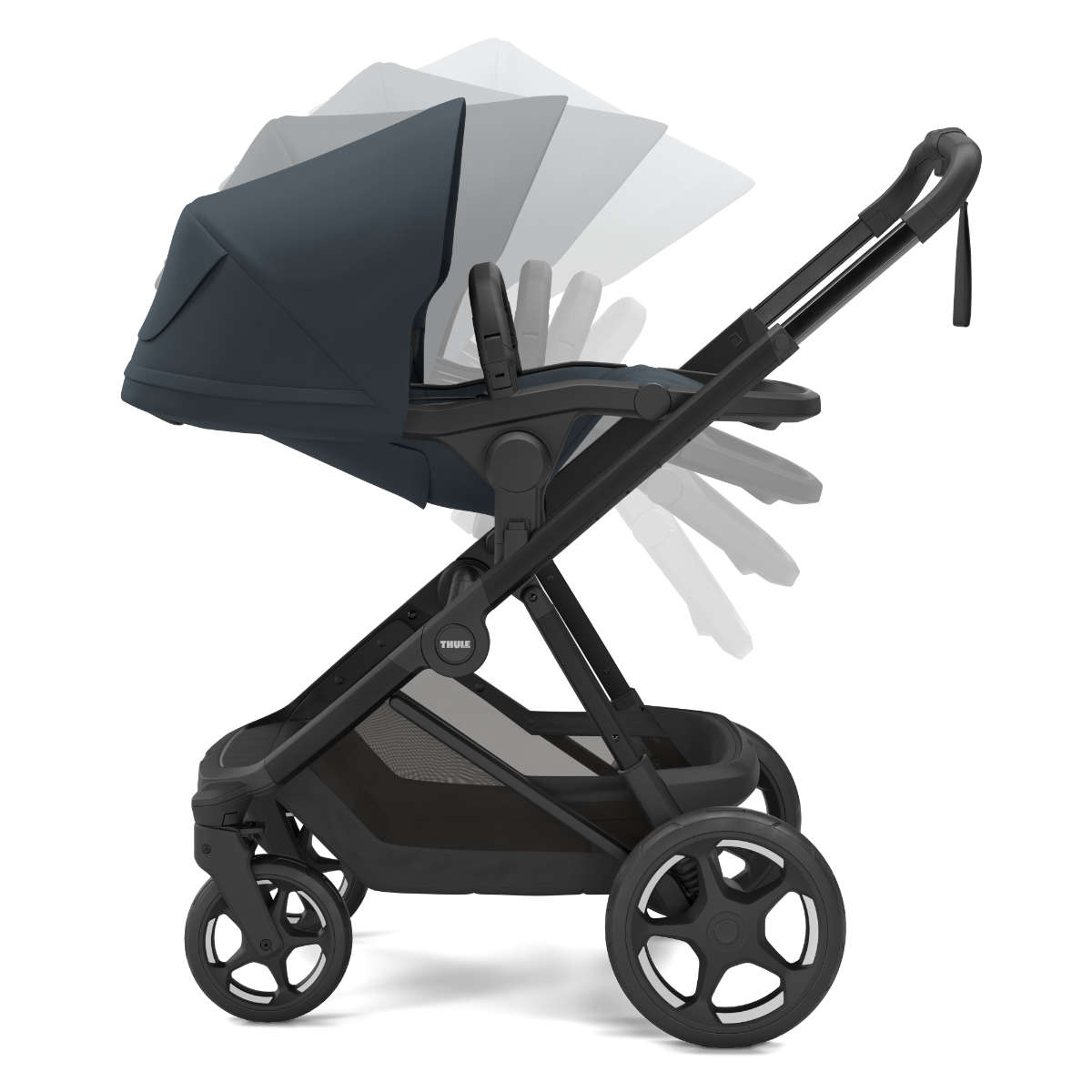Thule Charm Kinderwagen Set 3 in 1 inkl. Nuna Arra Flex i-Size Babyschale