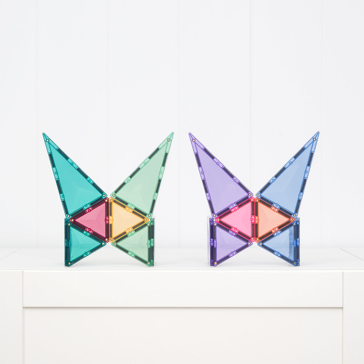 Connetix Magnetic Tiles Pastel Discovery Pack – 32 Pieces