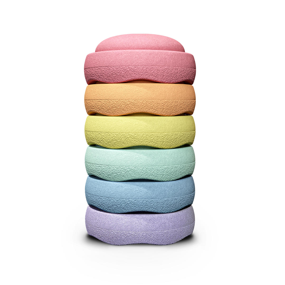 Stapelstein Mini Rainbow Pastel 6 Stk.