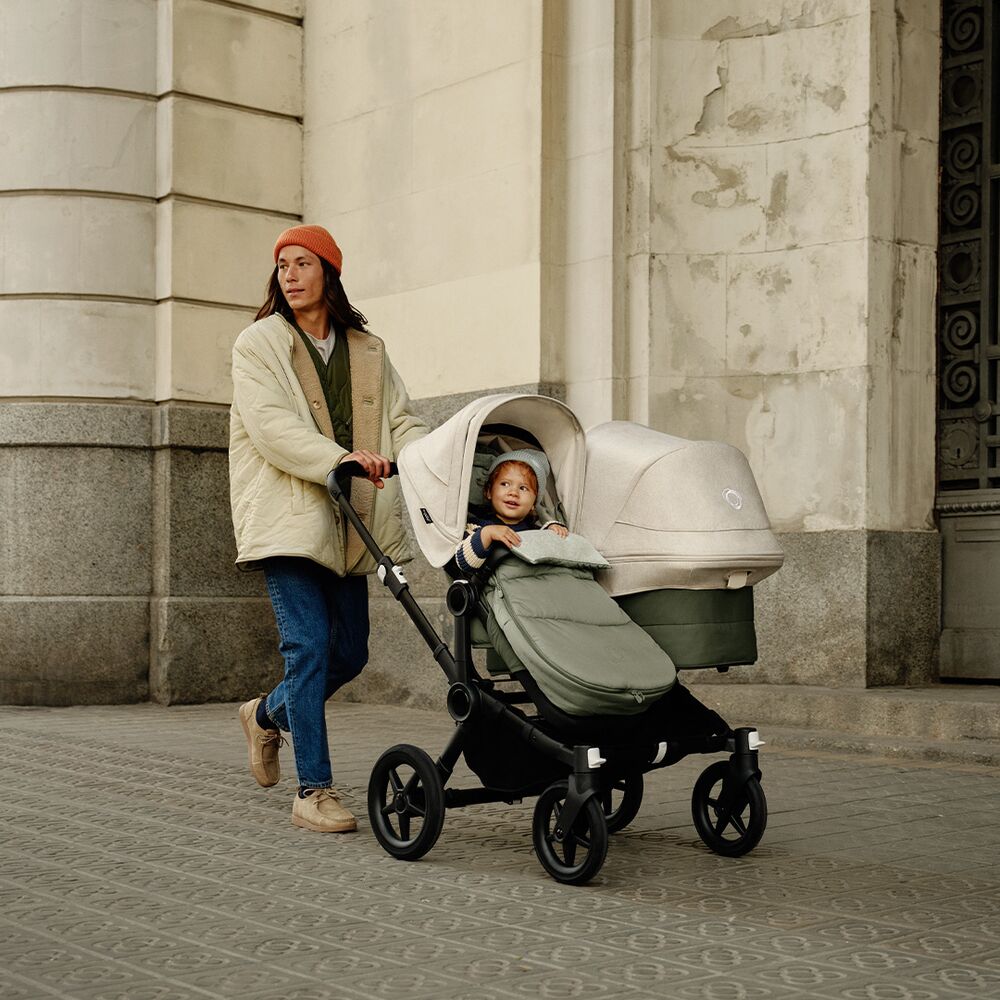 Bugaboo Donkey 5 Mono Kombikinderwagen in Beige - getragen