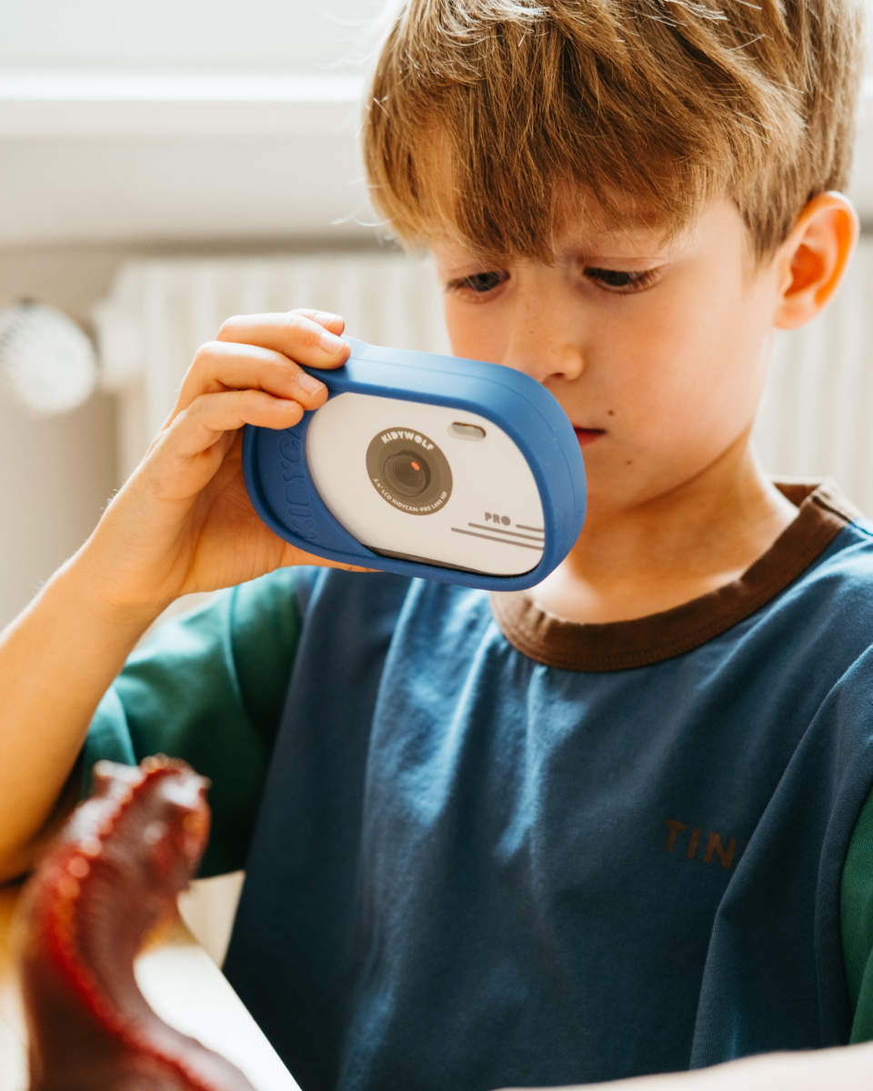 Kidwell Pro Kinderkamera in Blau - Vorderansicht