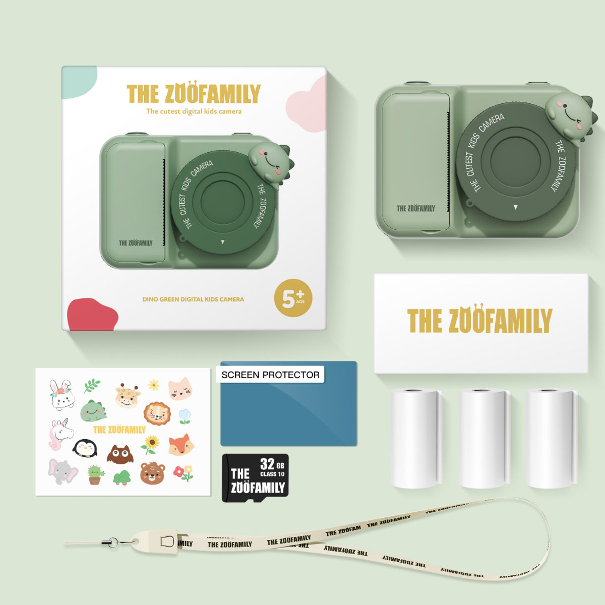 The Zoofamily Zoo Print P2 Kinderkamera mit Thermodruck