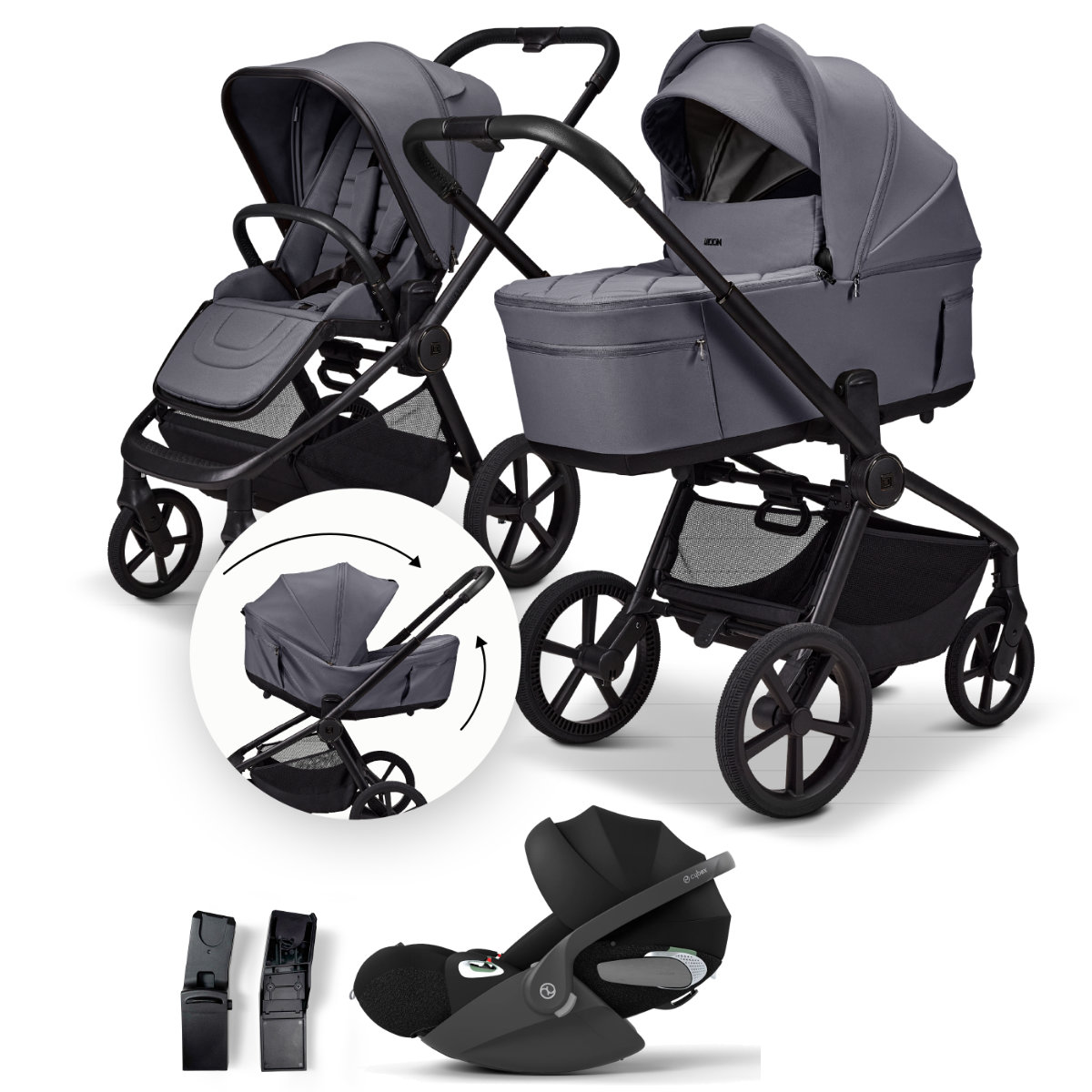 Moon ReSea Fold 3in1 Set + Cybex Cloud T i-Size 2026