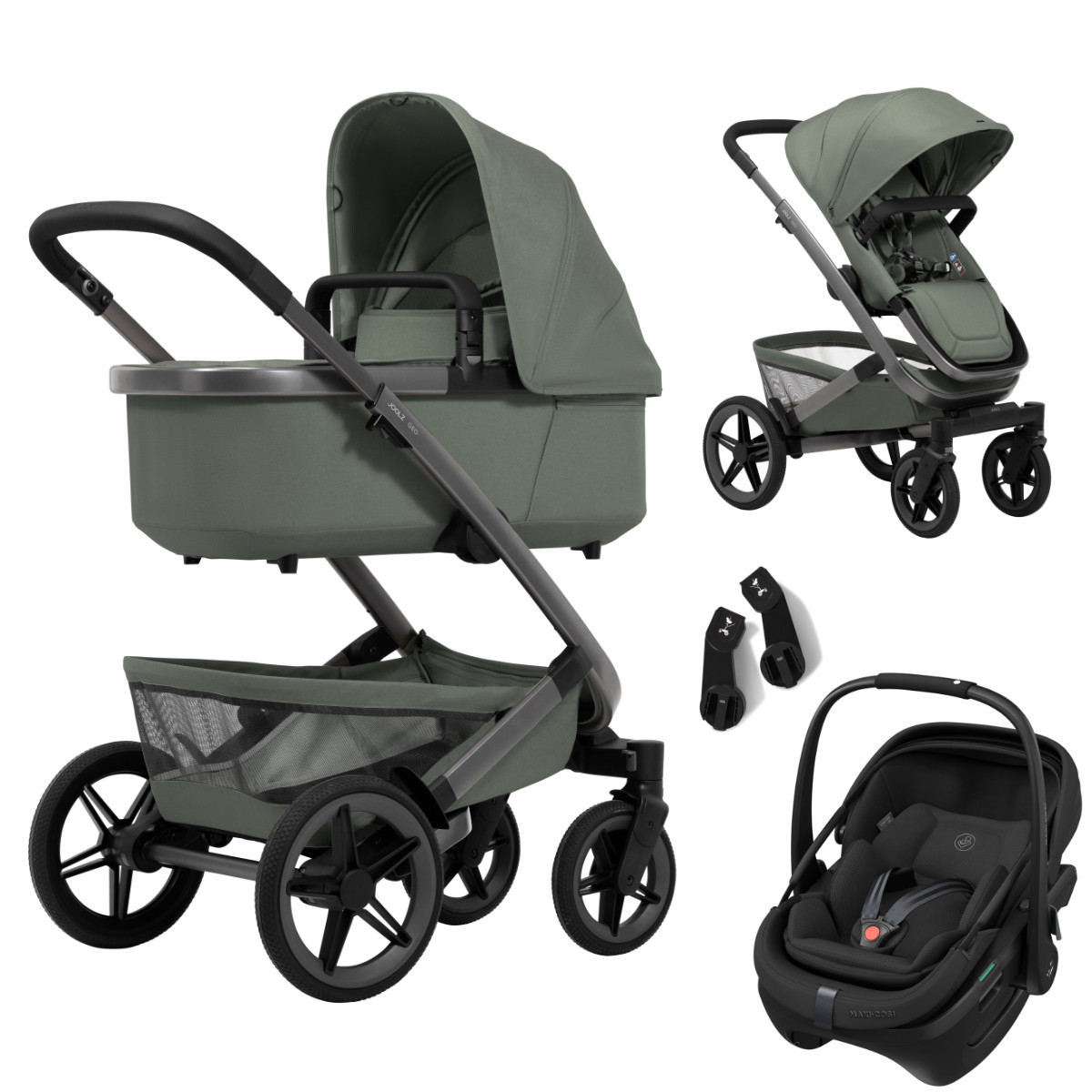 Joolz Geo5 Kinderwagen Set 3 in 1 inkl. Maxi Cosi Coral Slide Pro