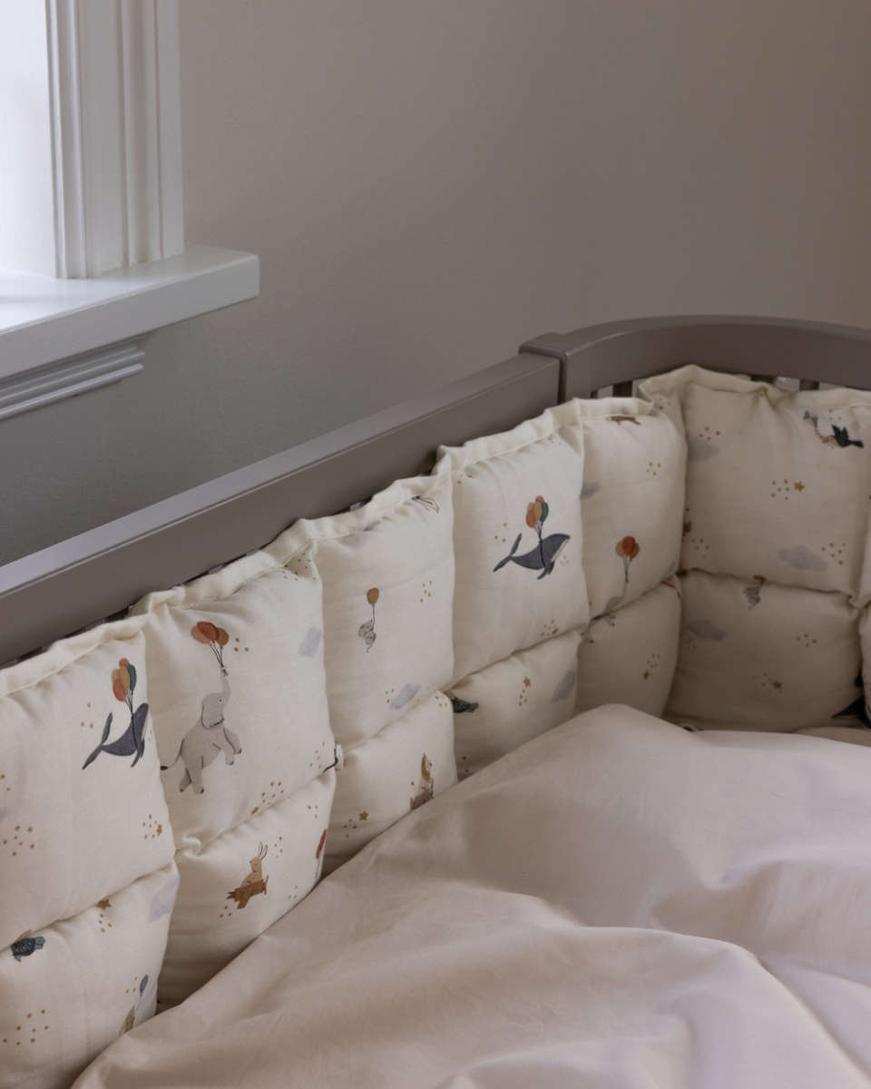 Sebra bed surround with kapok filling, 360 x 26 cm