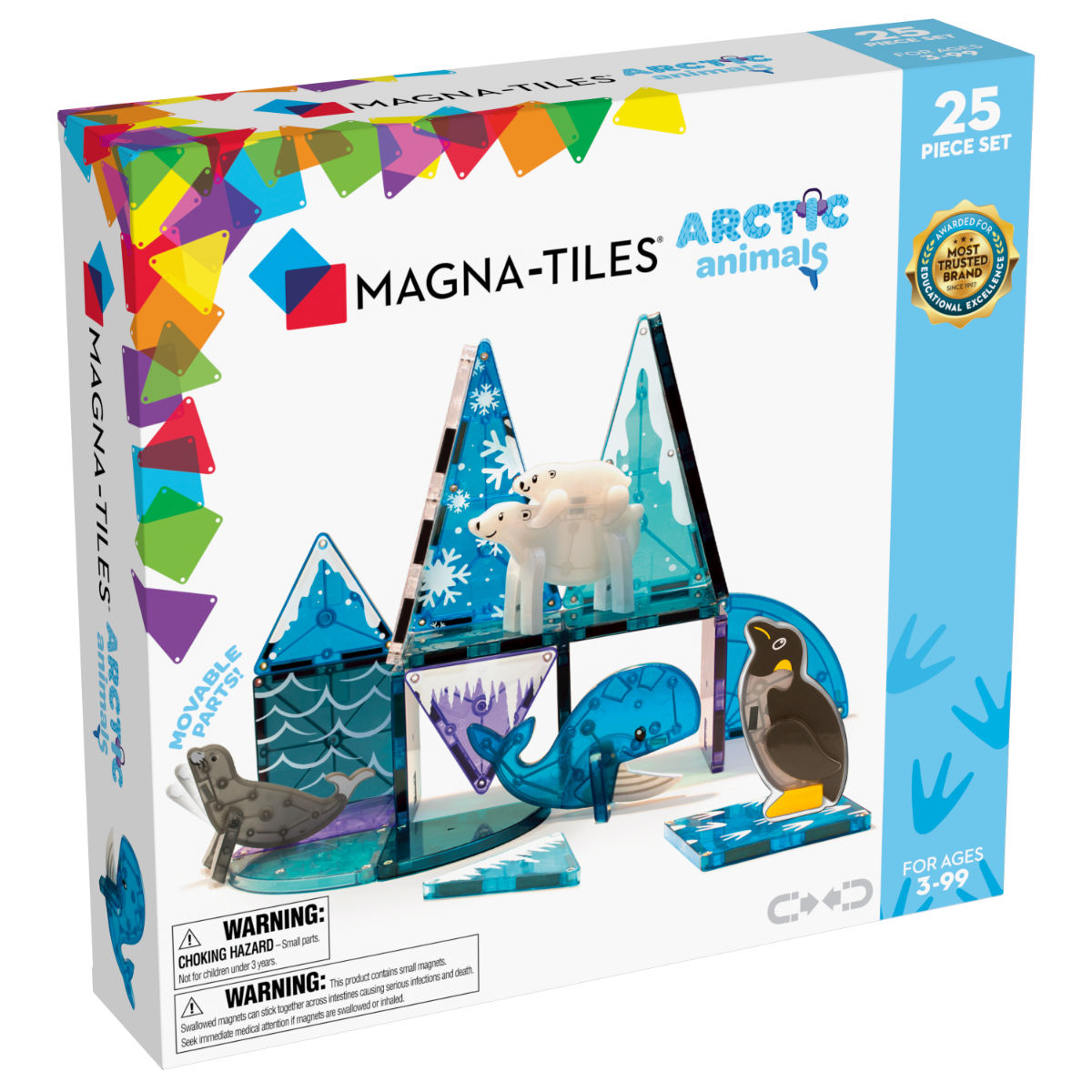 Magna-Tiles Arctic Animals – 25 Pieces