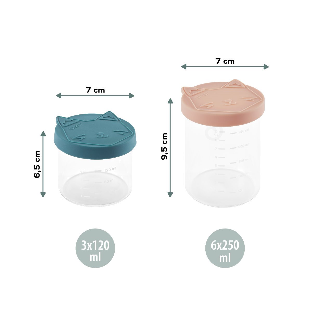 Babymoov Isy Bowls Storage Pots