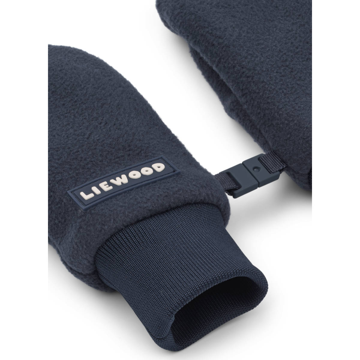 Liewood Solar Fleece Handschuhe LW21198-M in Blau - Detailansicht