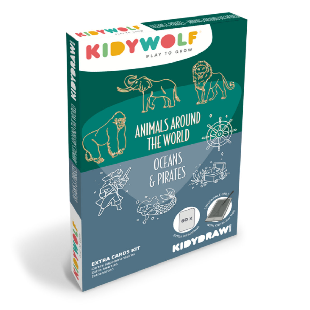 Kidywolf Refill Set for Kidydraw Mini Drawing Tablet