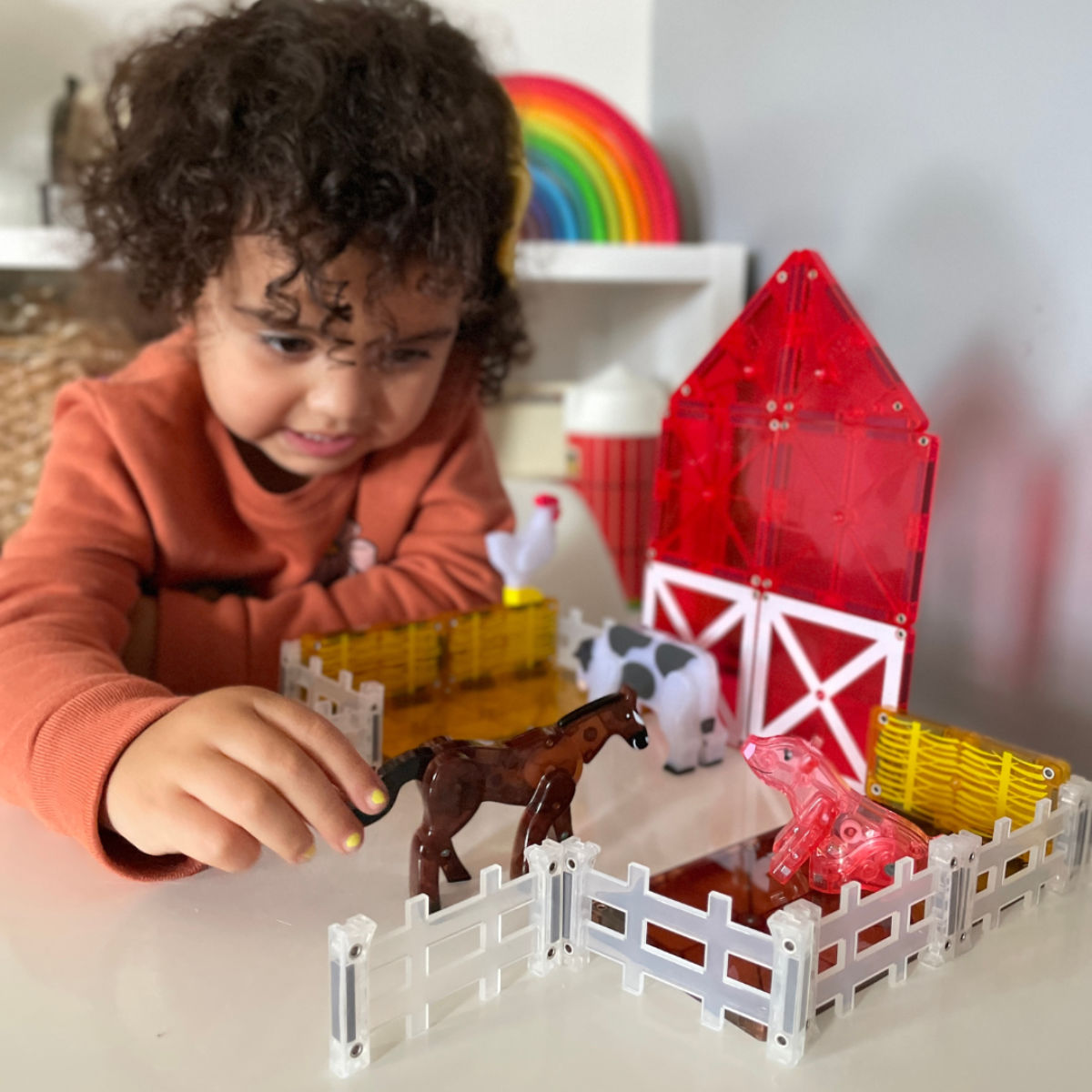 Magna-Tiles Farm Animals – 25 Pieces