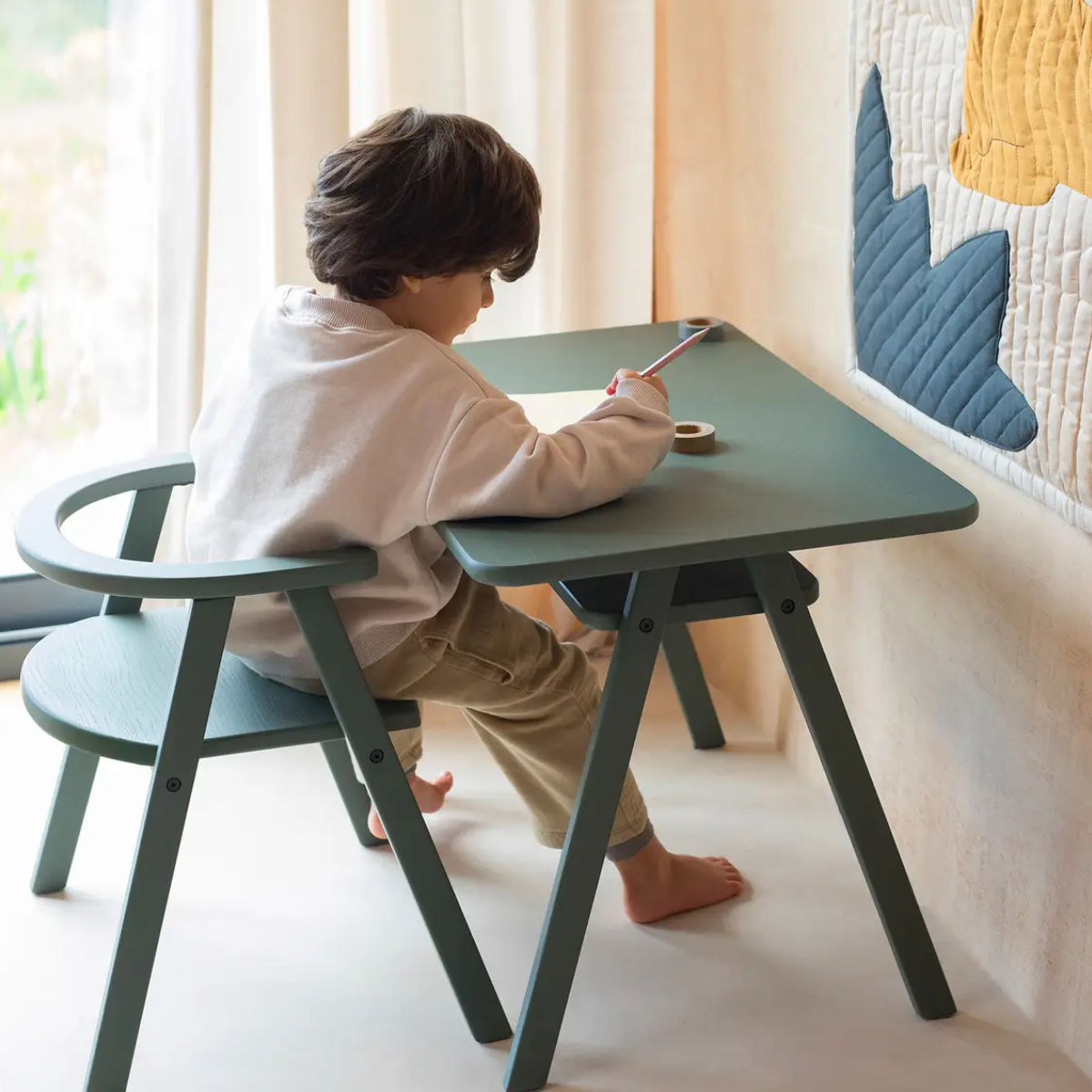 Nobodinoz GROWING GREEN Kids Chair