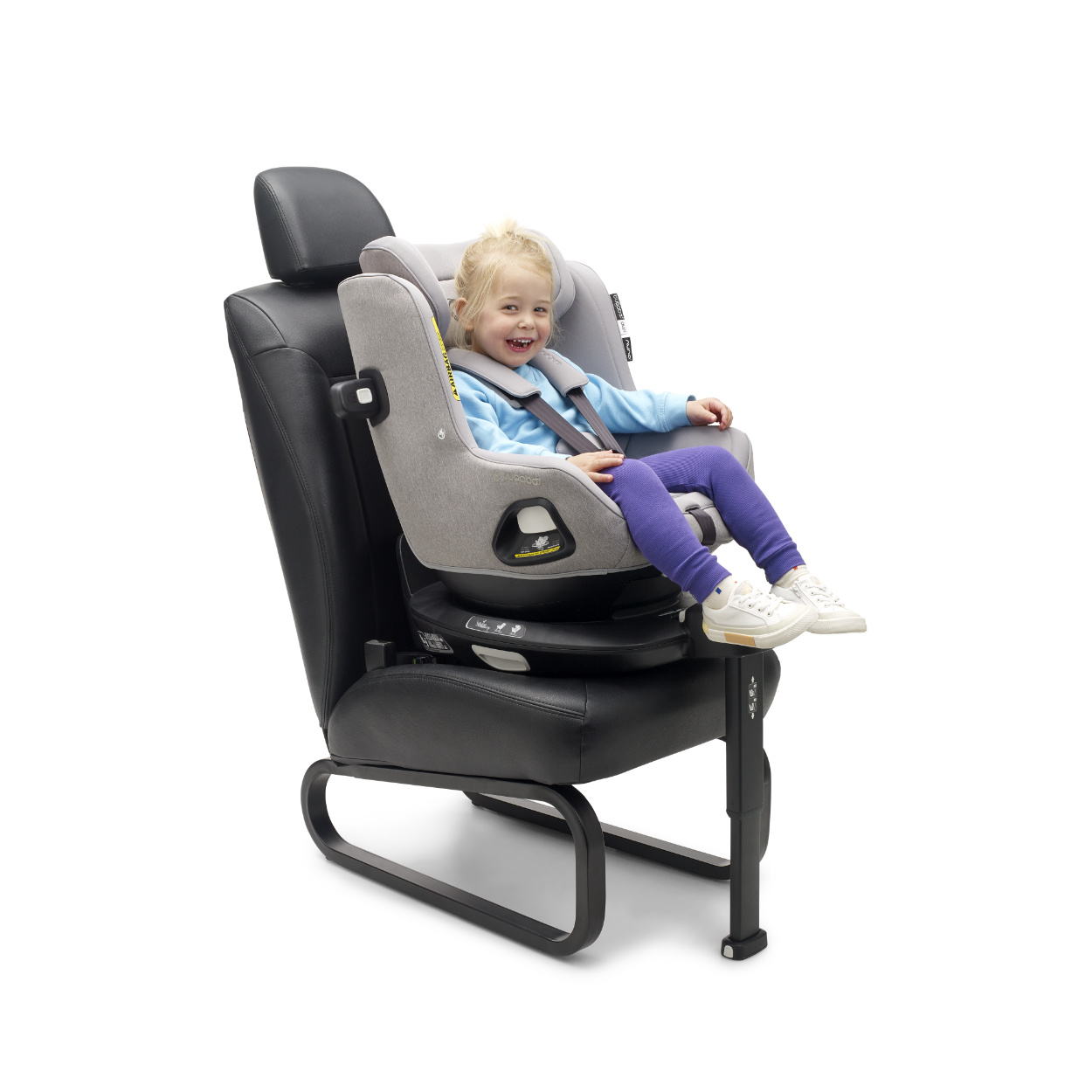 Bugaboo Owl by Nuna Kindersitz in Grau - Seitenansicht