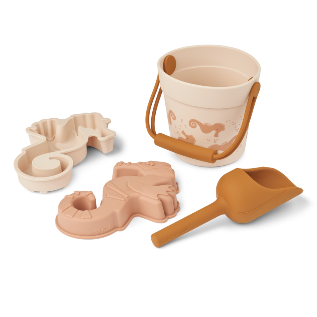 Liewood Kit Mini Sandspielzeug Set in Beige - Draufsicht