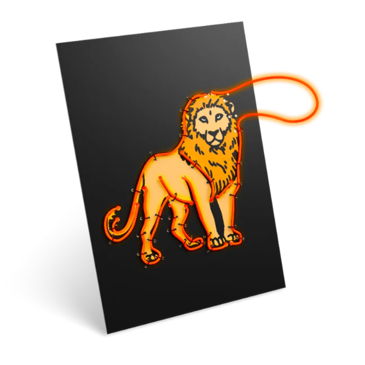Kidywolf KIDYNEON Leuchtendes Kreativboard