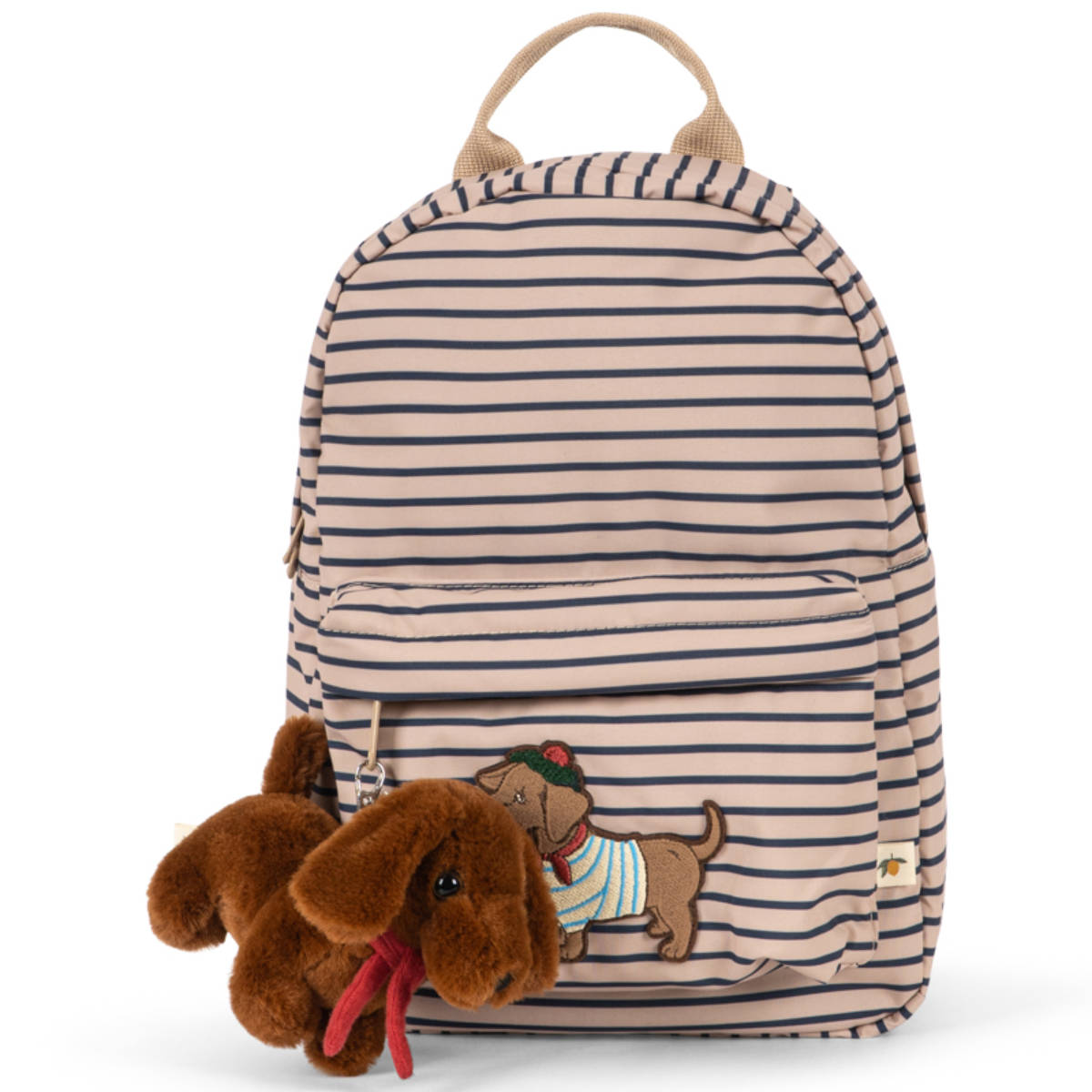 Konges Sløjd Nohr Mini Waterdichte Rucksack in gestreift - Vorderansicht, KS105745-P25148