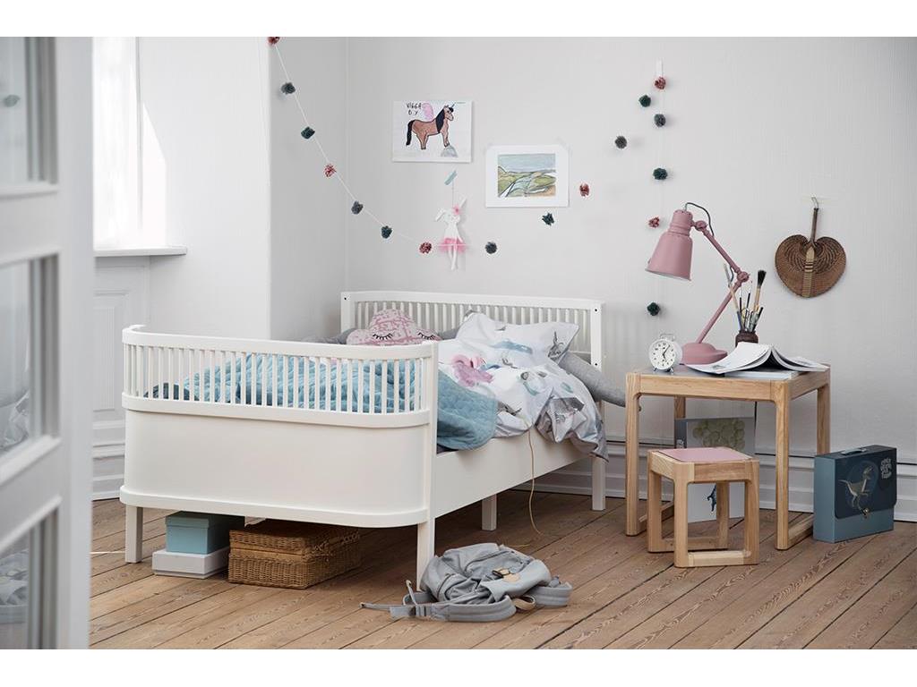 Sebra Bett, Junior & Grow Weiß Jugendbett 90x160/200cm