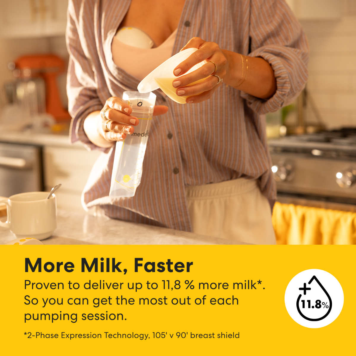 Medela Elektrische Einzel-Milchpumpe Motion InBra Single