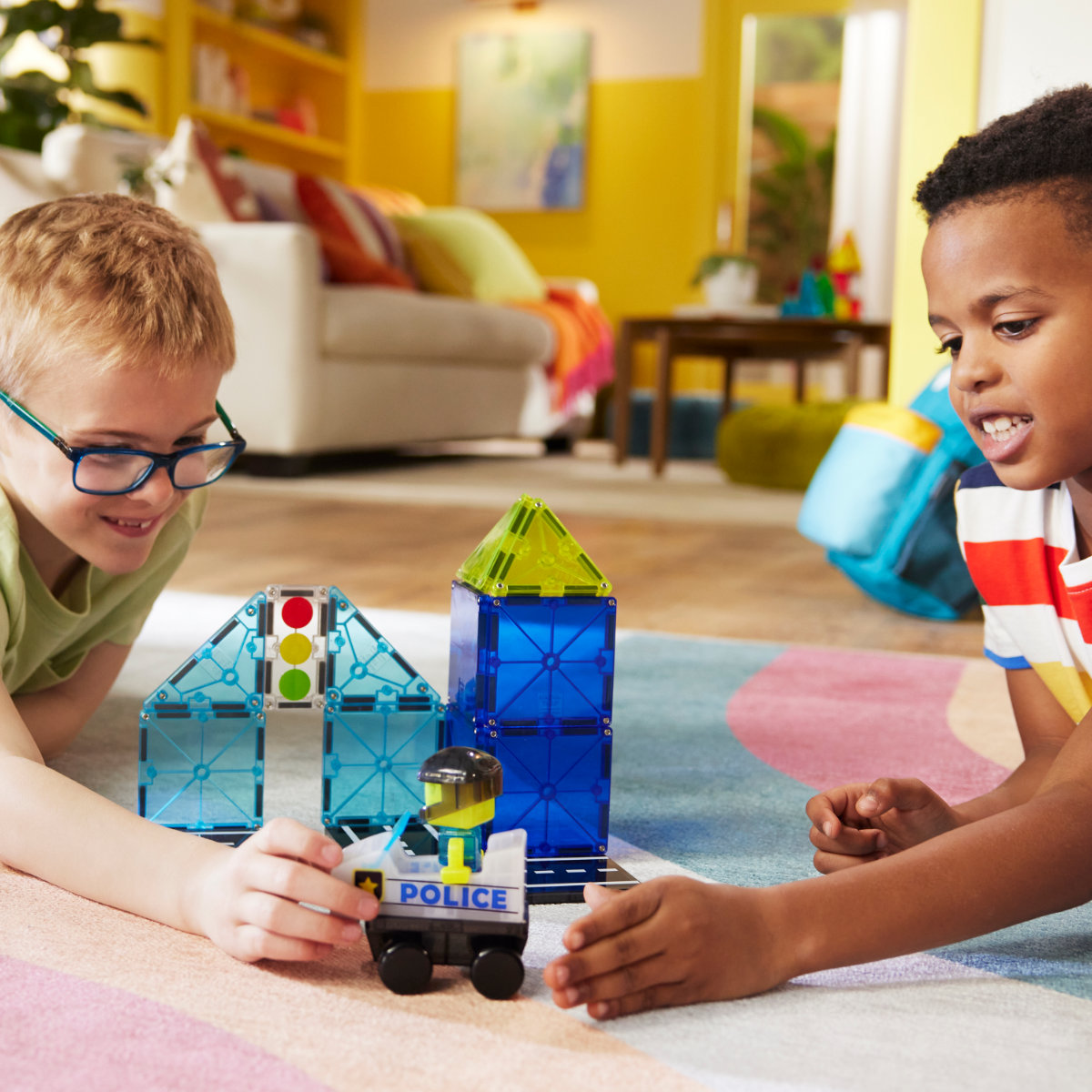 Magna-Tiles Police Patrol – 20 Piece