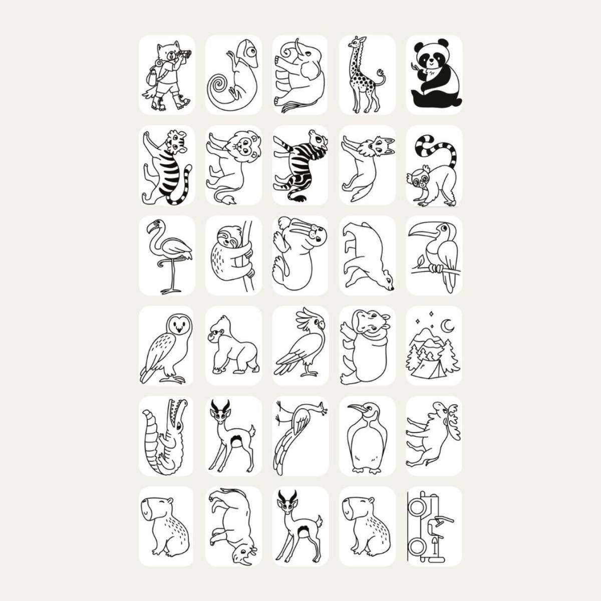 Kidywolf Refill Set for Kidydraw Mini Drawing Tablet