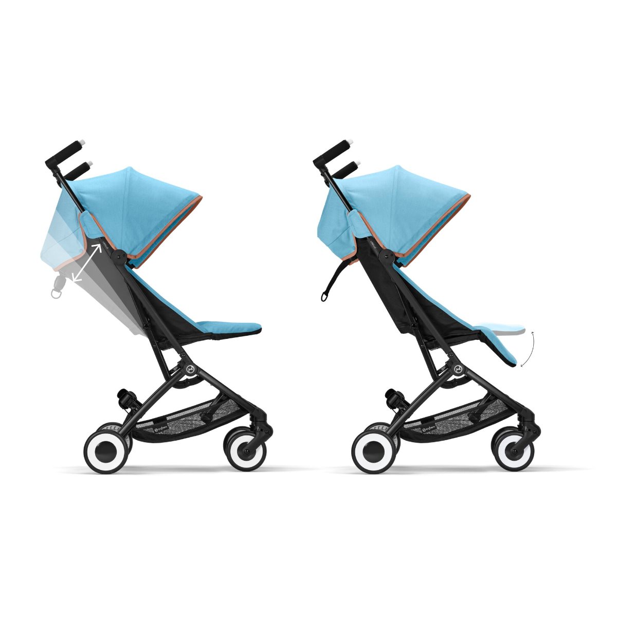 Cybex Libelle Buggy, One-Handed Strap Adjustment