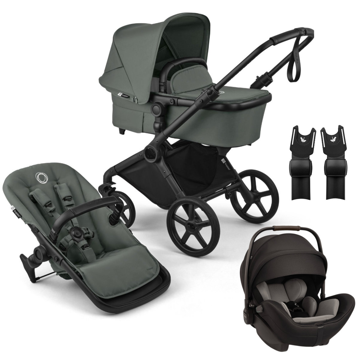 Bugaboo Cub Stroller Set 3 in 1 incl. Nuna Arra Flex i-Size Infant Car Seat